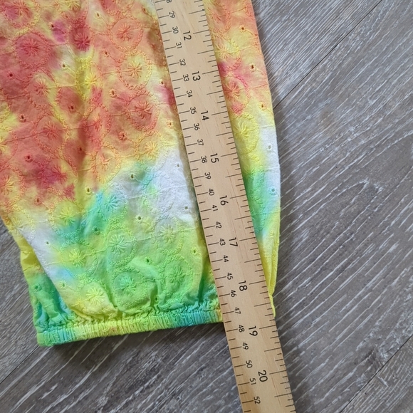 Festival Retro Womens Large Cotton 3/4 Sleeve Shirt Van Heusen - Picture 7 of 7